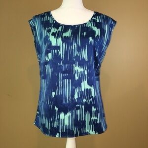 Outback Red Ikat Print Top